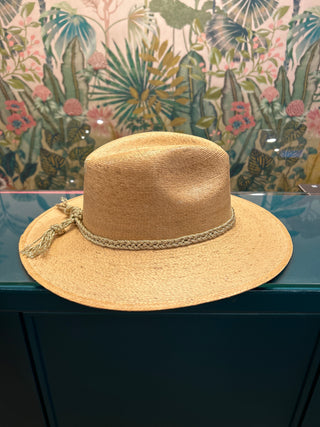 Natural Palm Hat with Tassel- Tipsy Threads