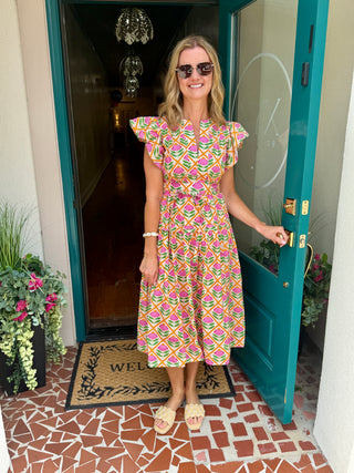 Floral Magic Midi Dress