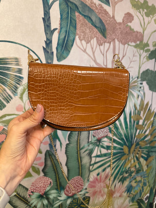 Croc Crossbody Purse