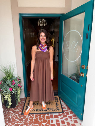 Hollis Purple & Orange Scarf
