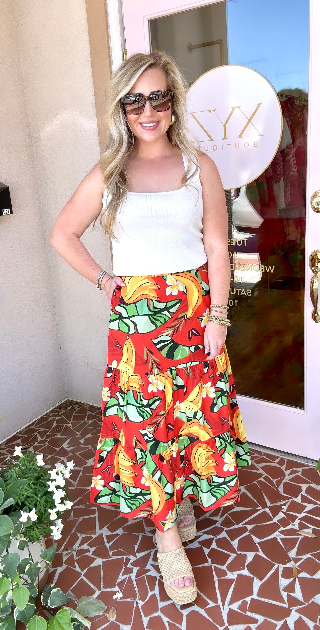 Red Bananas Ada Skirt-Maude