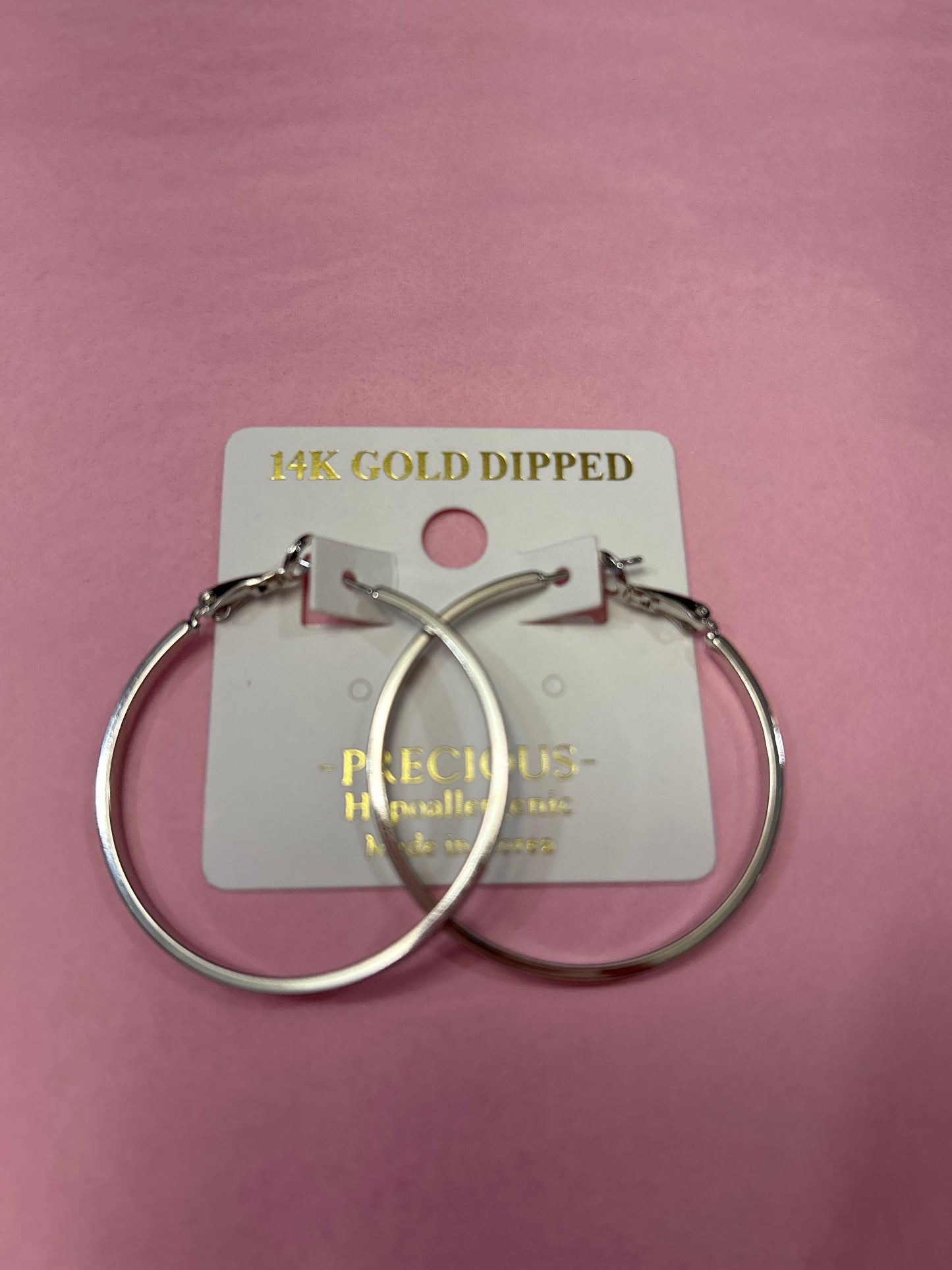 Pippa Silver Hoop