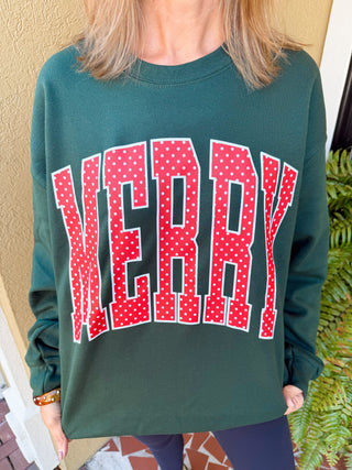Polk-A-Dot Merry Sweatshirt