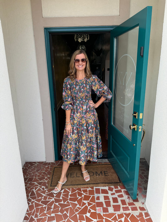 Shaffer Maxi Dress-Mudpie