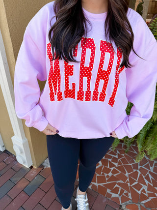 Polk-A-Dot Merry Sweatshirt