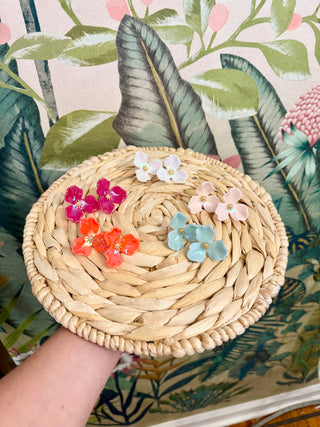 Resin Flower Earrings