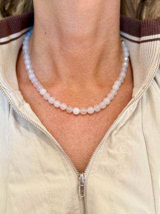 Clear Beaded Necklace