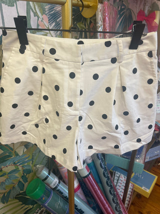 High Waist Polka Dot Shorts