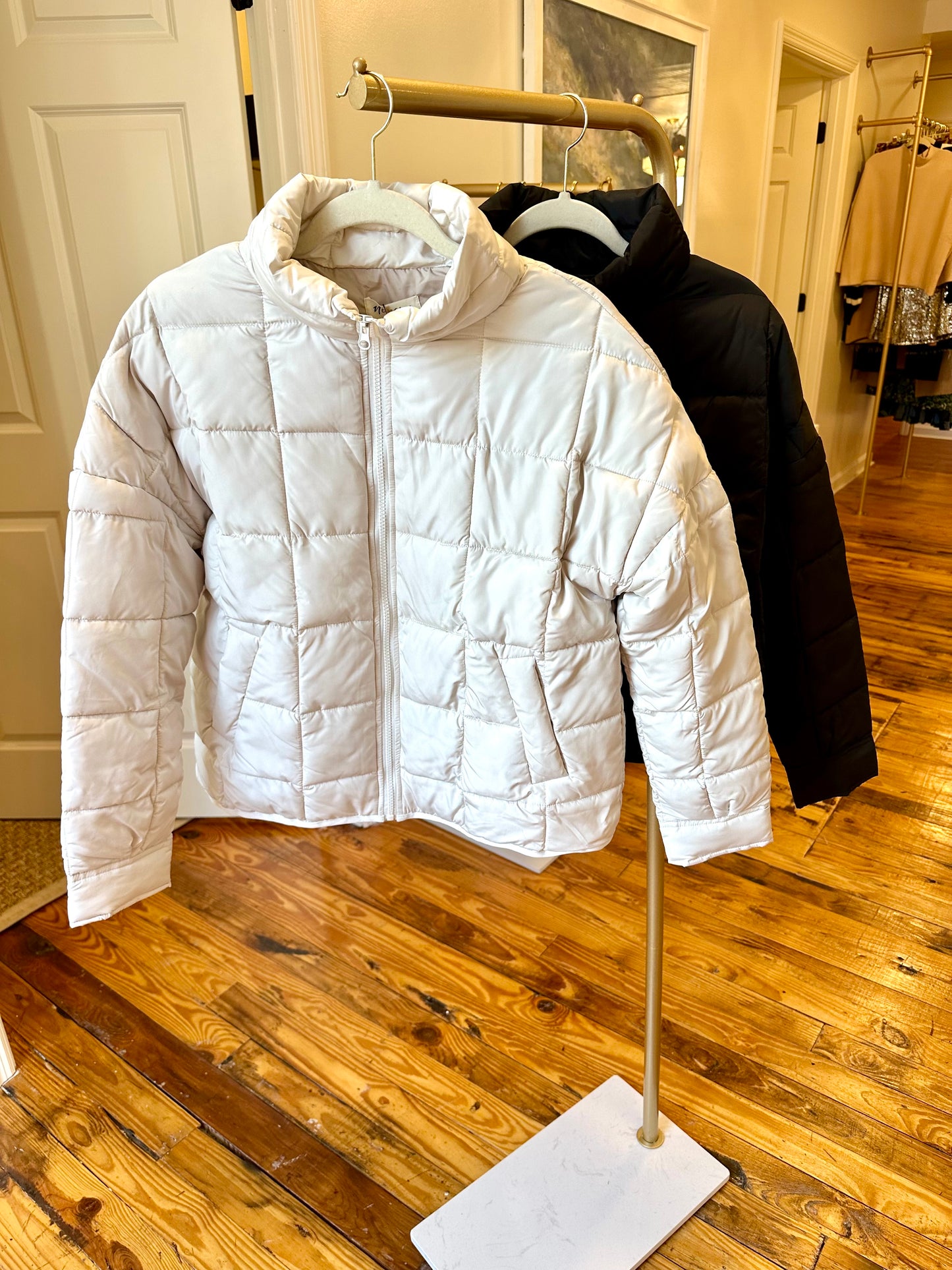 Solid Puffer Jacket