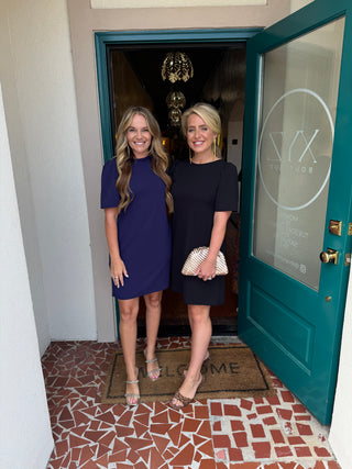 Solid Open Bow Back Dress