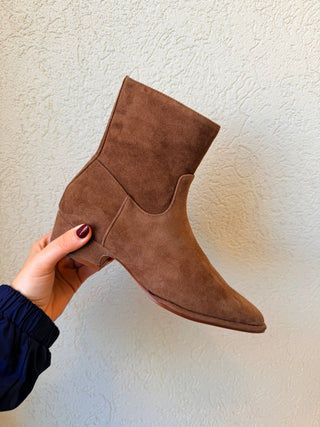 Dorene Taupe Suede Boots