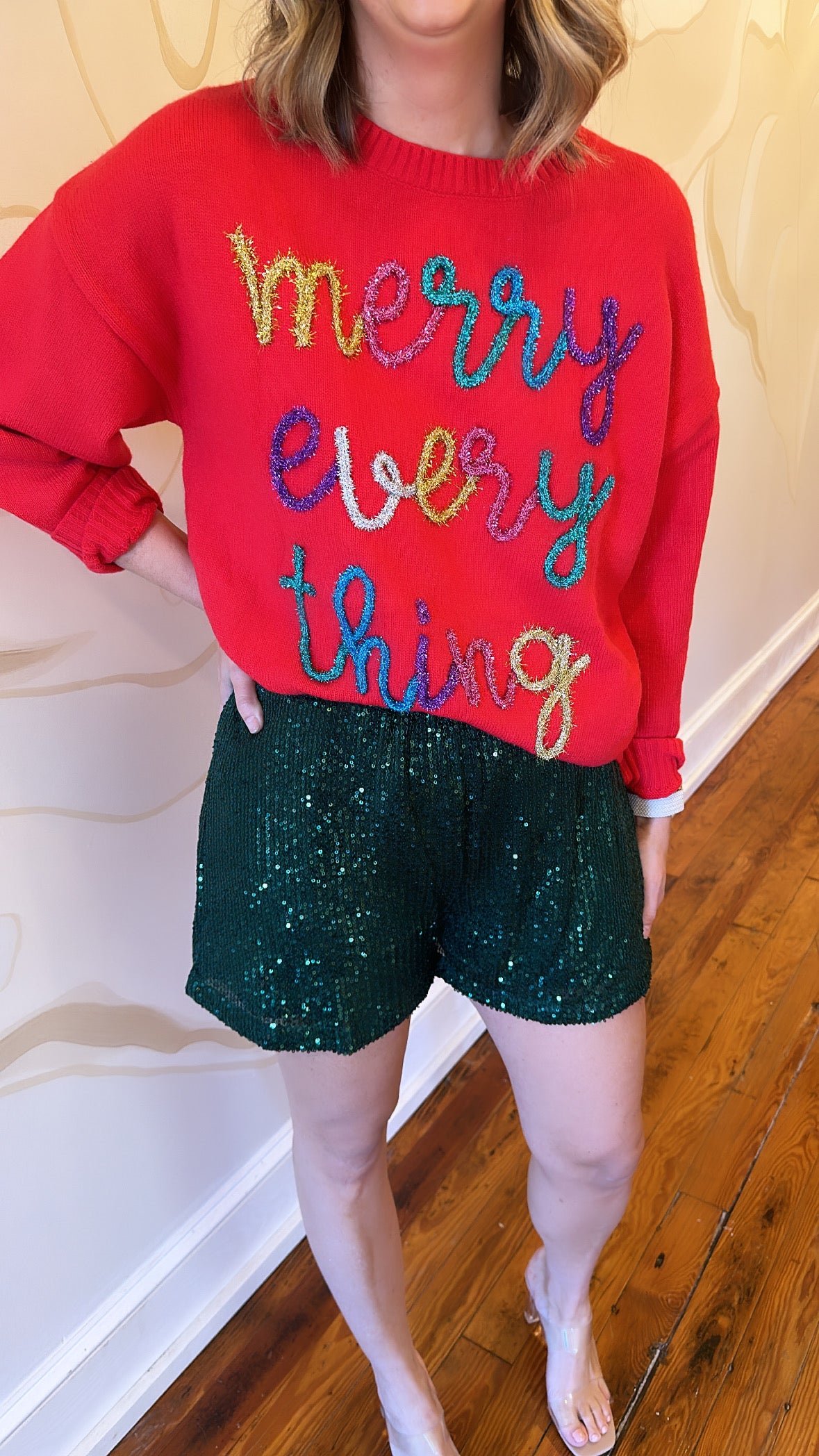 Hunter Sequin Shorts