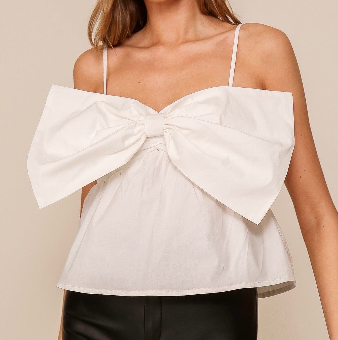 Bow Tie Top- SATURDAY STEAL