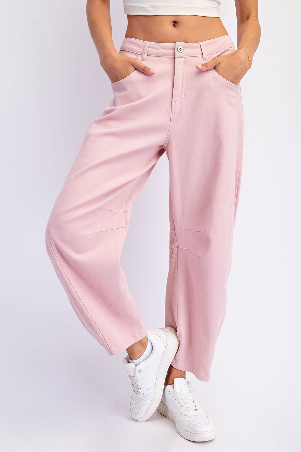 Becca Barrel Twill Pant