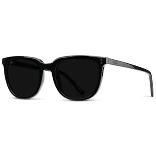 Abner Black Poloraized Square Sunglasses