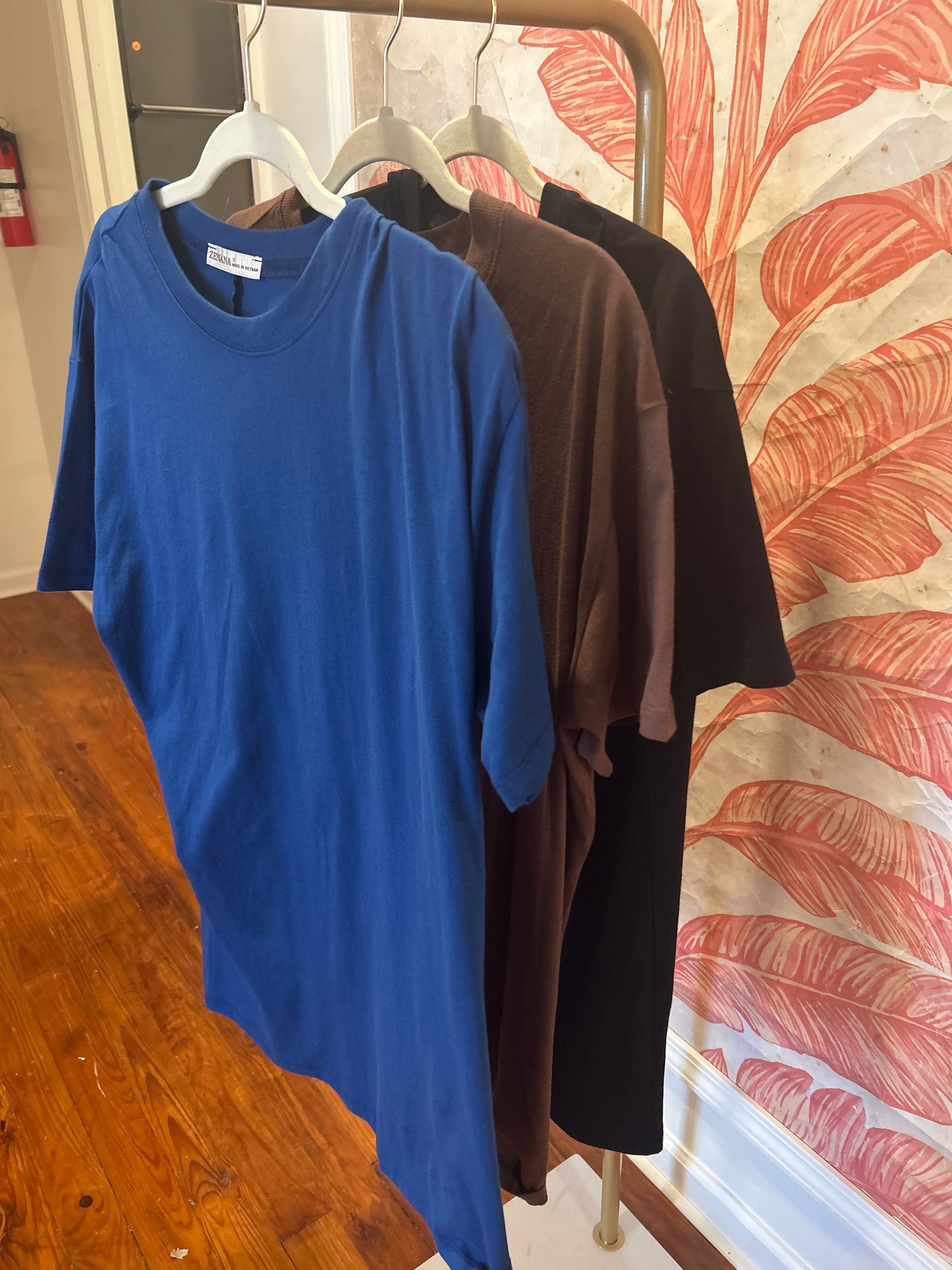 Round Neck T-Shirt Dress-Sunday Steal