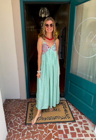 Embellished Ariel Maxi Dress