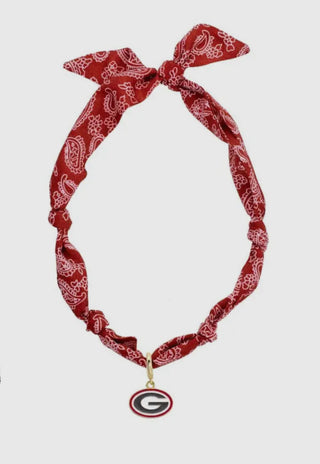 Game Day Scarf Necklace