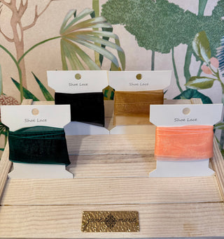 Satin Organza Shoe Laces