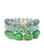 Crystal Bracelet Stack