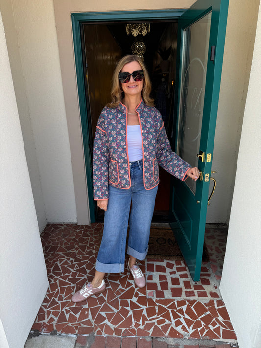 Cher Quilted Jacket-Mudpie