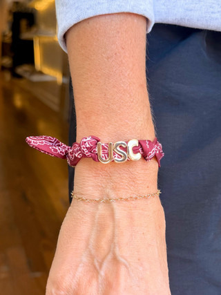 Gamecocks Bandana Slide Bracelet