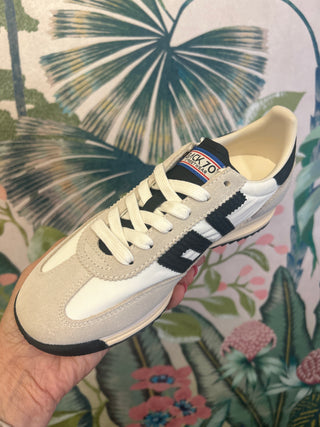 Barkley White Black Sneakers-Back 70