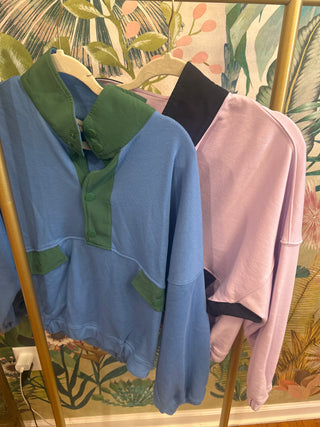 Color Block Pullover-Saturday Steal