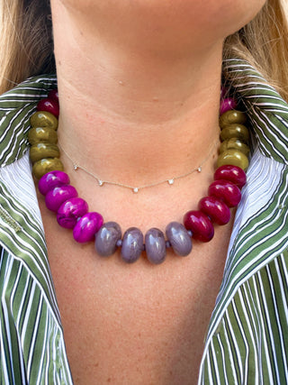 Ginny Multicolored Chunky Beaded Necklace