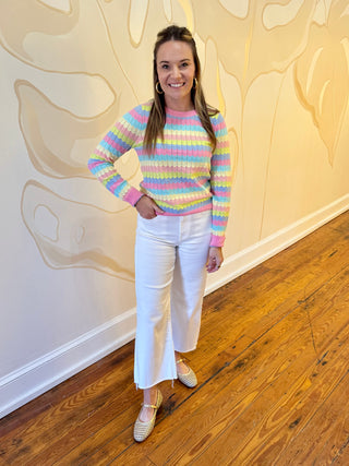 Kelsie Pastel Knit Sweater