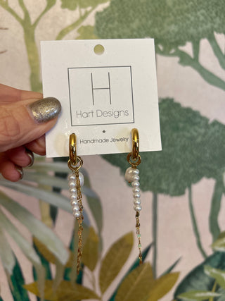 Pearl Tassel Earrings