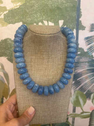 Madeline Blue Beaded Necklace