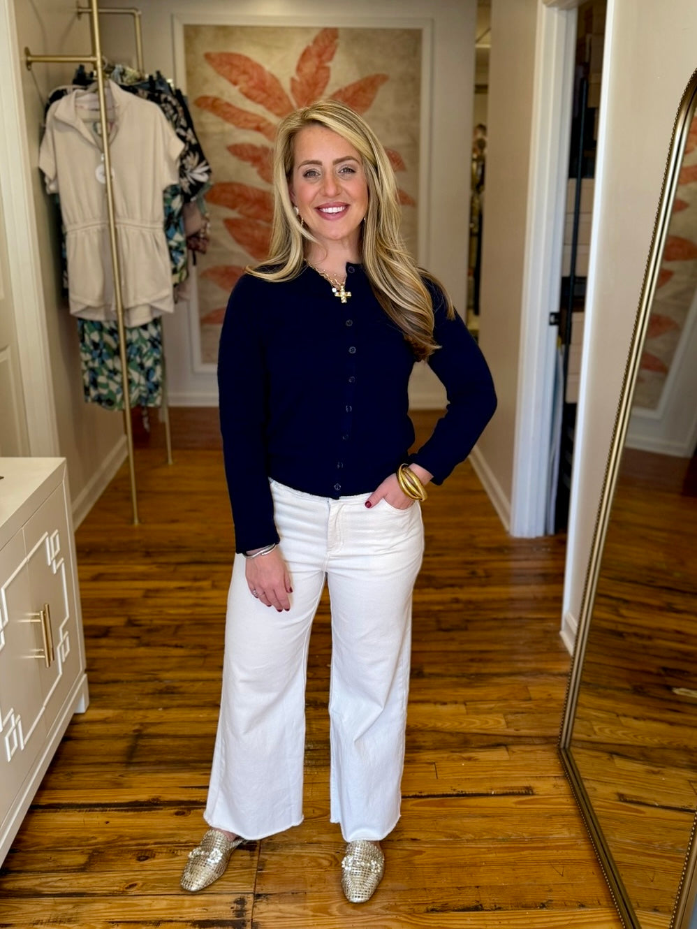 Round Neck Button Down Cardigan Sweater-Saturday Steal