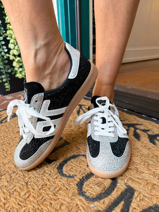 STARS in BLACK SILVER Sneakers-Back 70