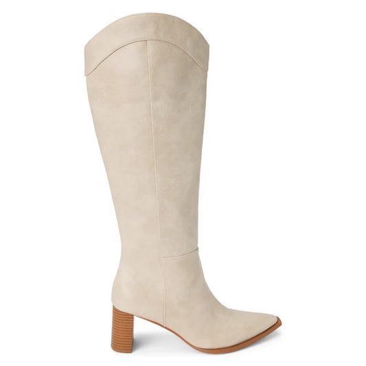 Bonnye Ivory Heeled Boot- Matisse