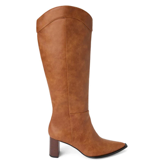 Bonnye Cognac Heeled Boot- Matisse