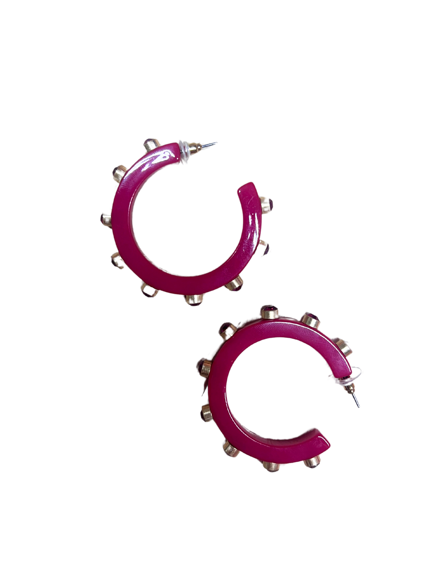 Pink Resin Hoop