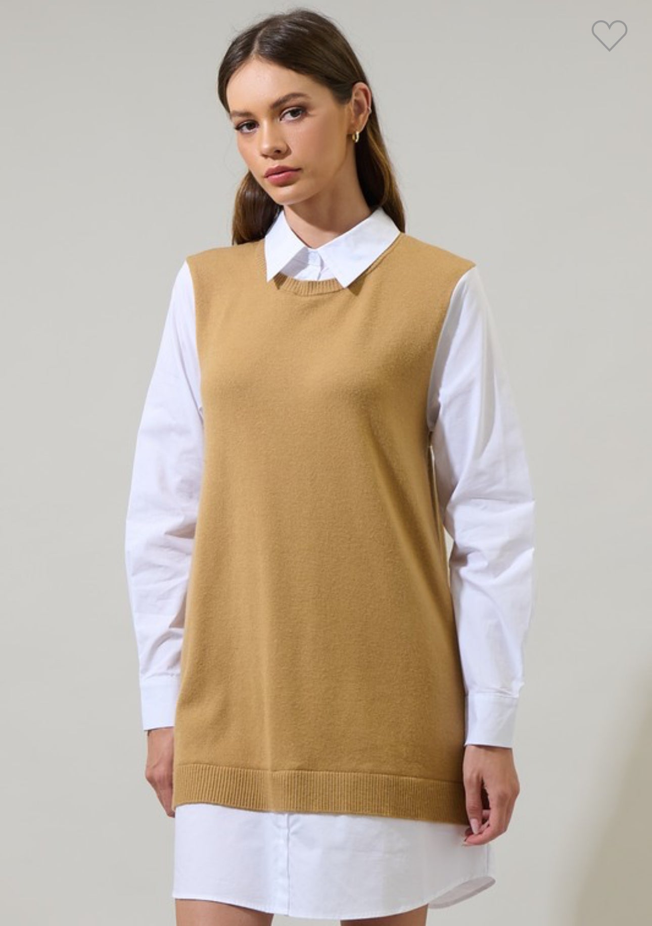 Milford Mariela Sweater Vest Dress