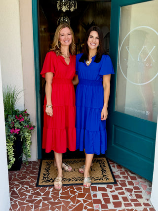 Fit & Flare Maxi Dress-Saturday Steal