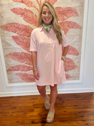 Collared Button Up Dress-Saturday Steal
