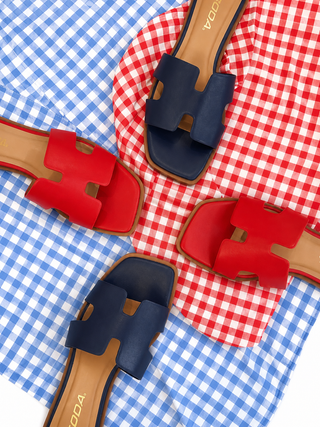 Knit Sandal Slides-Saturday Steal