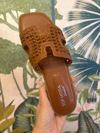 Tan Vesta Sandal
