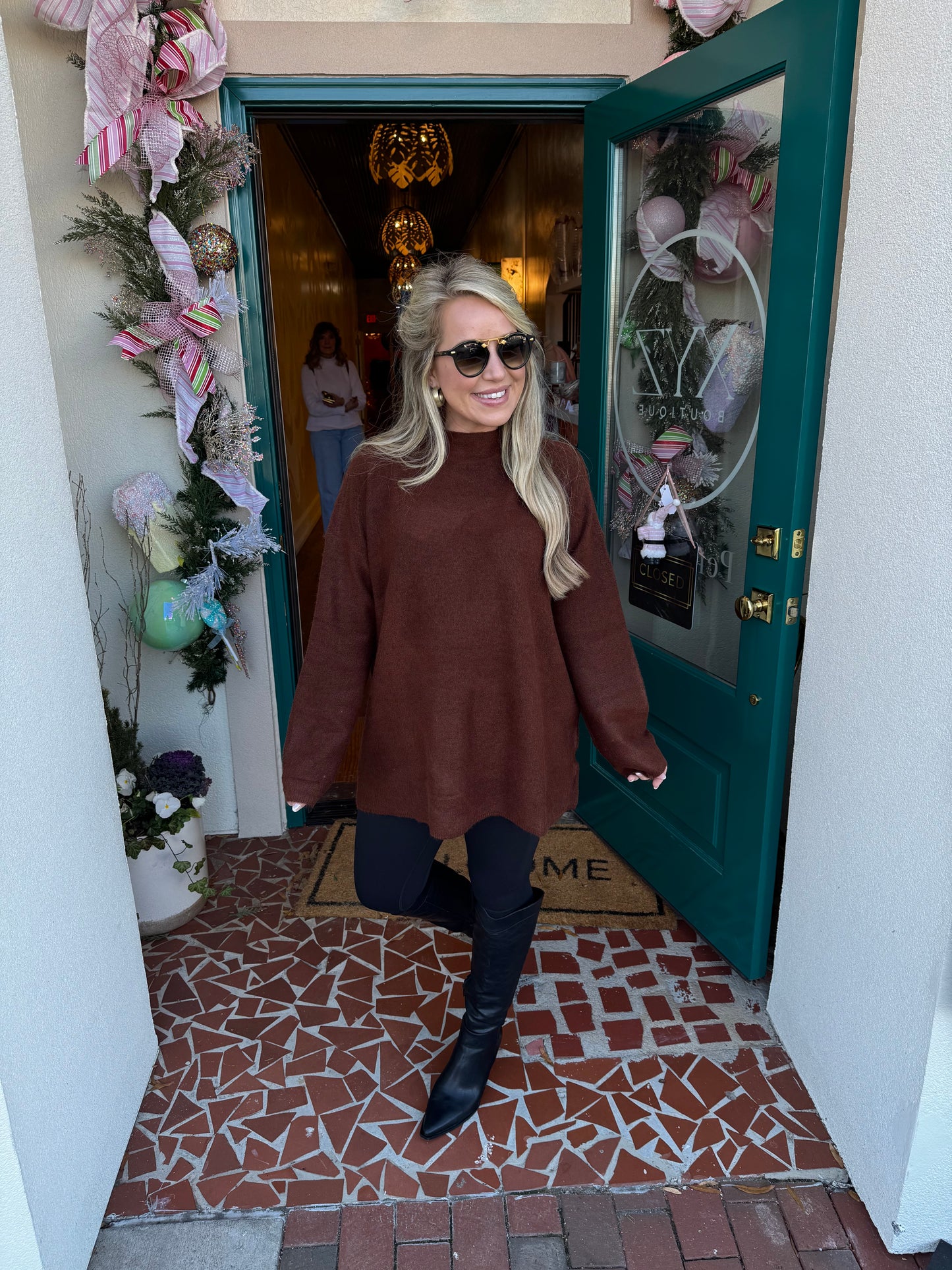 Travis Loose Fit Tunic Sweater