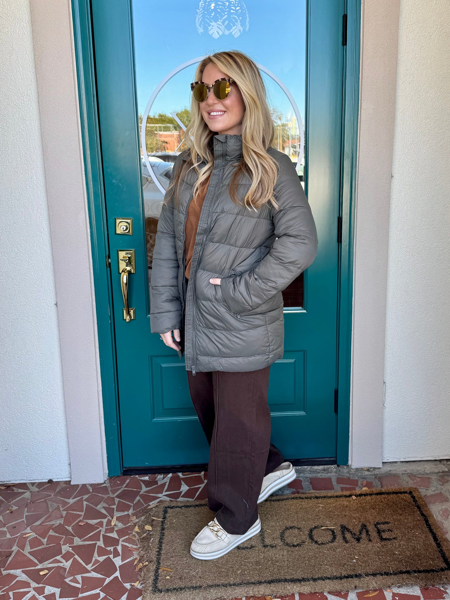 Long Quilted Puffer Coat-Saturday Steal