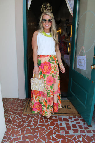 Sleeveless Linen Bubble Hem Top