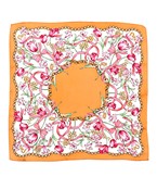 Floral & Chain Scarf