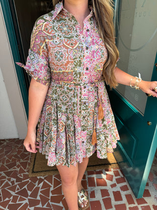 Evergreen All Clear Flared Hem Dress