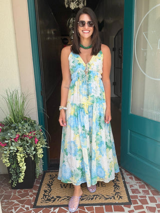 Sophie Tie Detail Maxi Dress