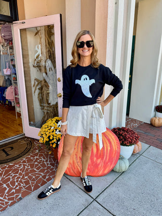 Ghost Sequin Sweatshirt