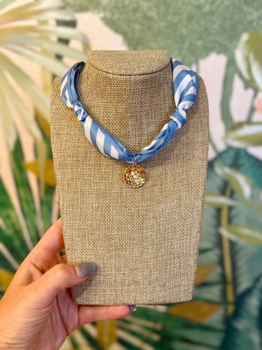Santorini Scarf Necklace